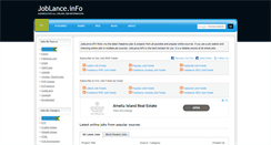 Desktop Screenshot of joblance.info